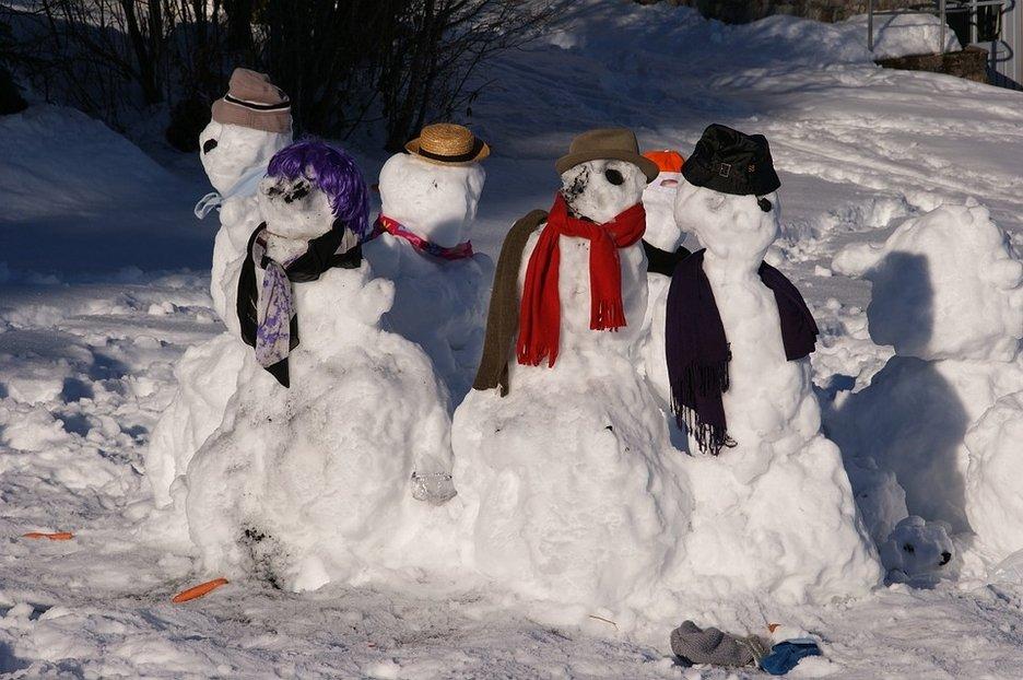 muñecos nieve