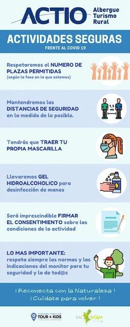 Medidad anti covid campamento