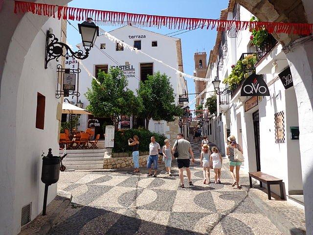 Altea con niños