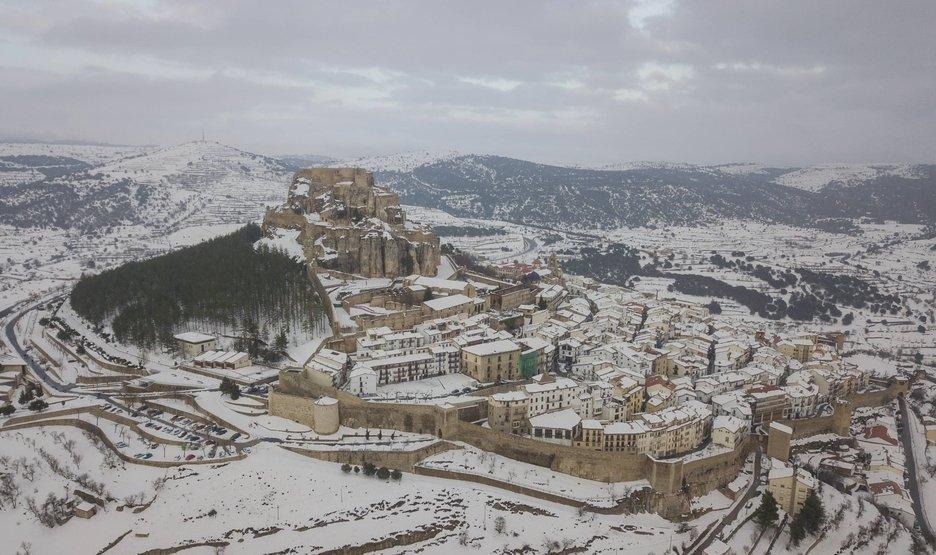 Nieve en Morella