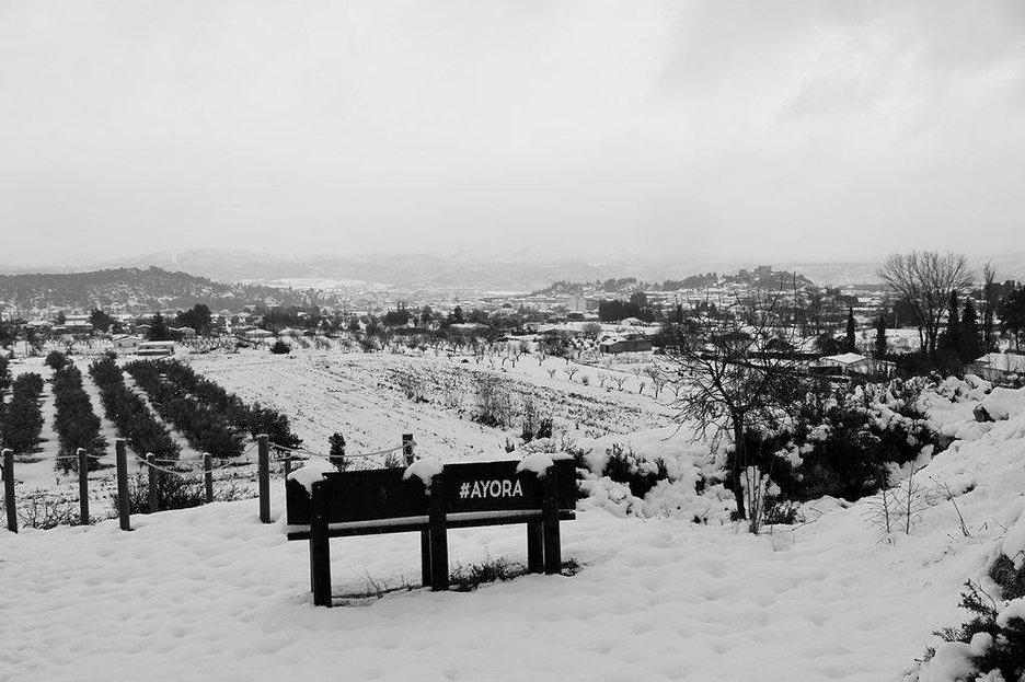 Nieve en Ayora